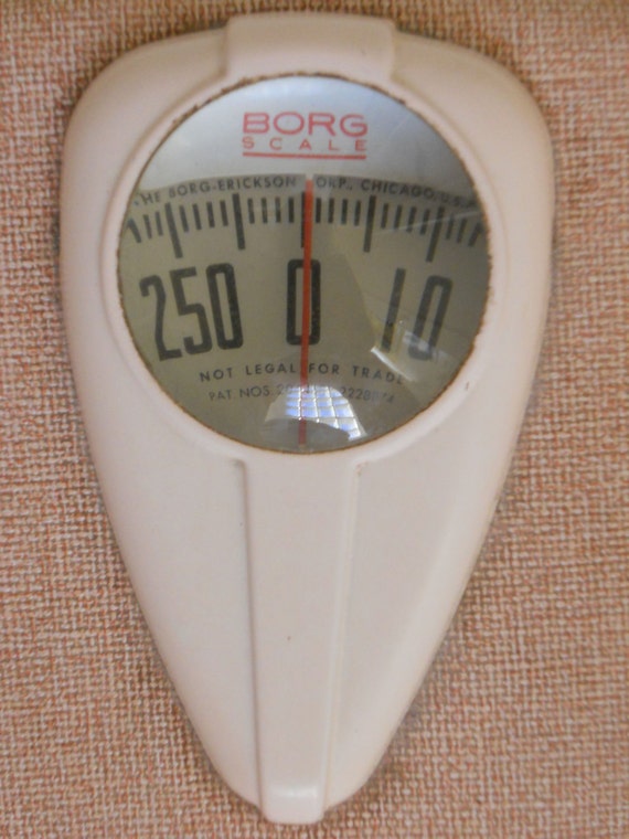 Vintage BORG Bathroom Scale Made in the USA