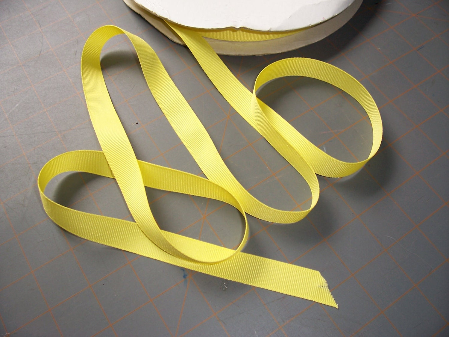 Yellow Grosgrain Ribbon Bright By Sandymscraftsupplies On Etsy 9021