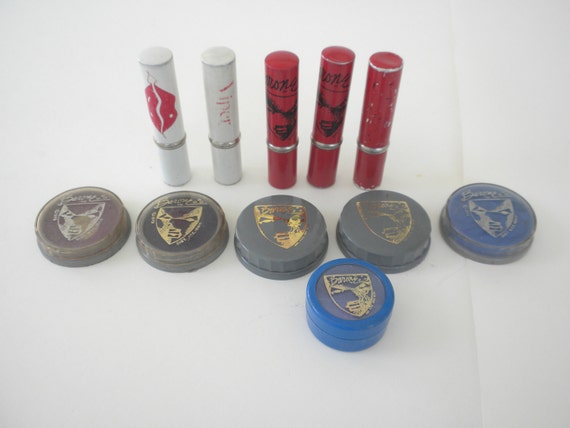 cardboard gloss lip containers Lipsticks, / / 80s Rouge Props Photo / Eye Gloss, Culture Shadows,