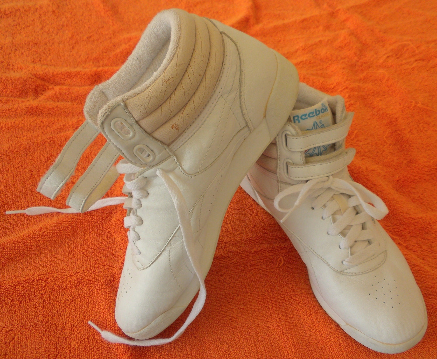 Rebok Iconic Workout Shoes / FlashDance / 80s / Size 9 / Hi