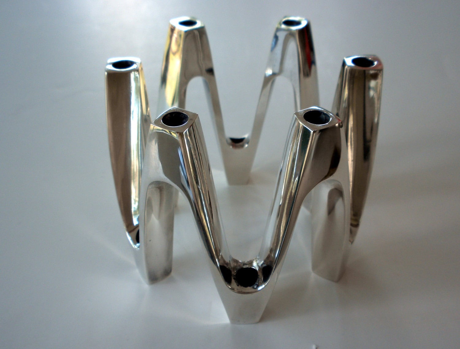 Dansk Silverplate Crown Candle Holder / Danish / Jens