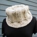 Wool Cowl - Ivory Tweed