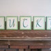 St. Patricks Day "LUCKY" Decorated Wood Blocks