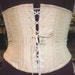 SALE Dupioni Silk Corset - Civil War Style Large