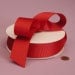 Solid Grosgrain Ribbon 5/8 Inch ..... Red ... 3 YARDS