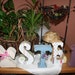 Easter decoration wood letters with cute bunny Wood Sign Letter Blocks Primitive Country Rustic Seasonal Holiday Home Decor Gift