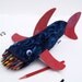 Shark Pencil Case - Cute Zipper Pouch - Fun Gift Idea: Sailor's Delight Sunset Shark Bite