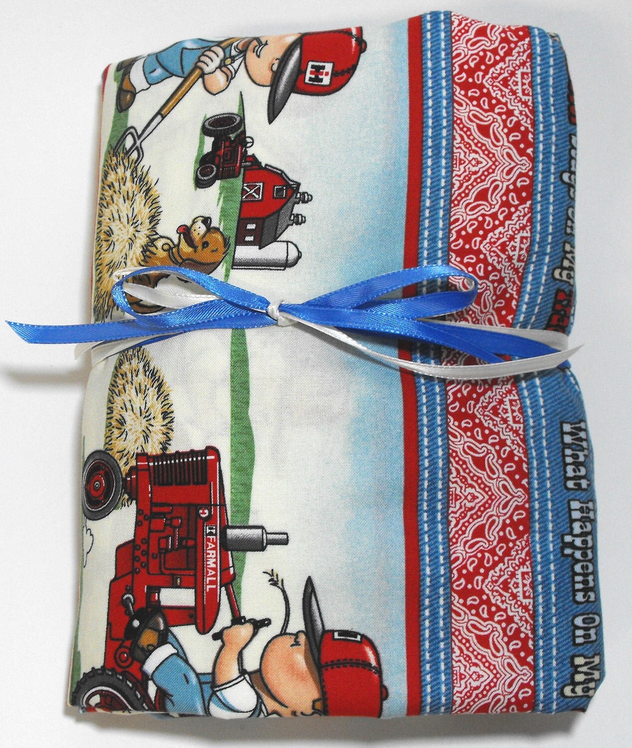 Tractor Sheet Farmall IH Fitted Crib Sheet or by KidsSheets