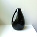RESERVED Mid Century Modern Black Pitcher Kenwood 945 Shawnee Pottery Moderne Art Deco 1950's