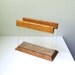 Mod Lucite Wood Napkin / Letter Holder