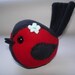 Bird sewing pattern stuffed PDF file plush
