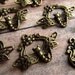 Dragonfly Toggle Clasps in Antique Bronze - Set of 10 (D29)