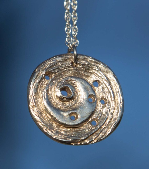 Seven Sisters Star Constellation Necklace Moon Version