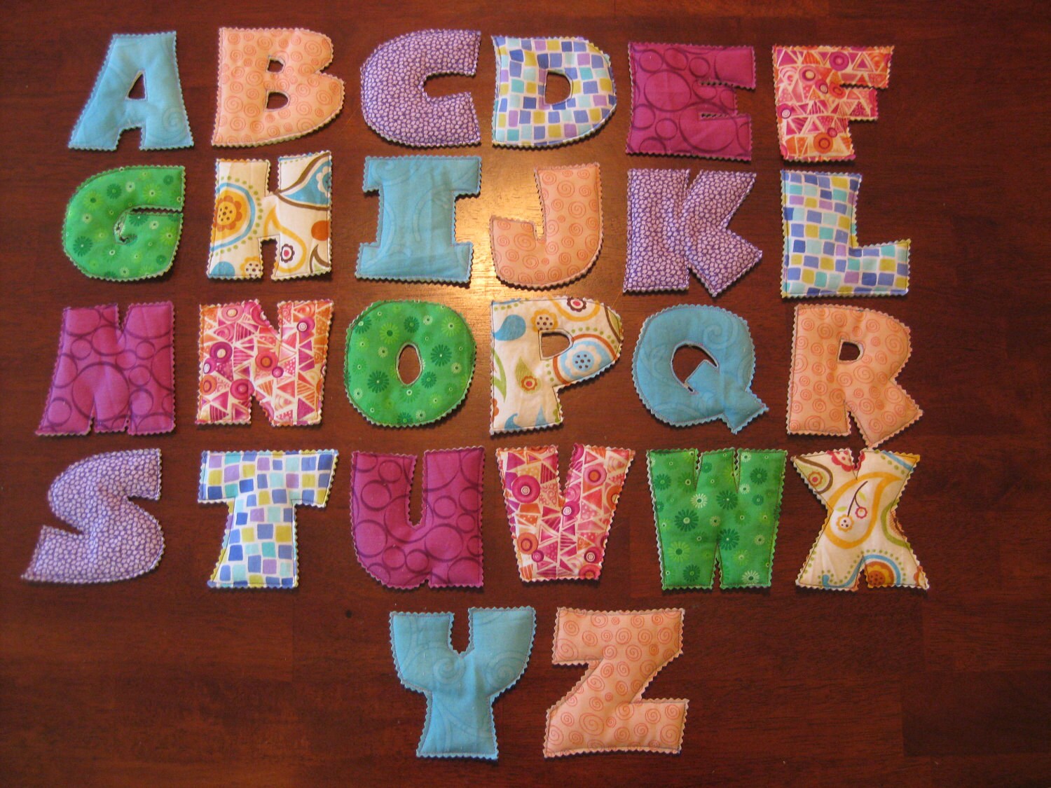 Fabric Alphabet Set