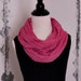 Bright Pink Infinity Scarf