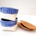 take out Ceramic Salt and Pepper Cellars ocean