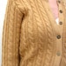 Golden tan button up cardigan US 10 - 12 // UK 8 - 10