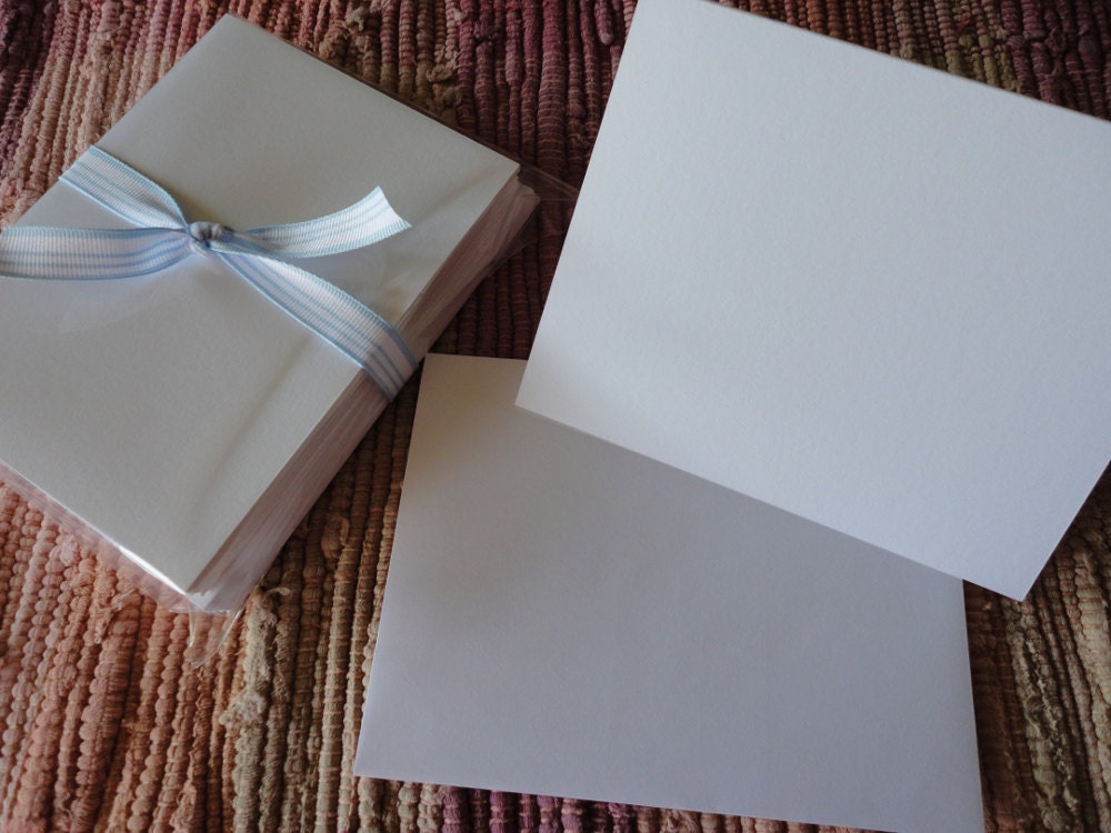Blank Cards and Envelopes White Set of 12