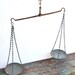 Hanging Scale Primitive Decor With Aged Antique Patina