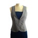 Minimal Theory Gray Wool Vest, Small