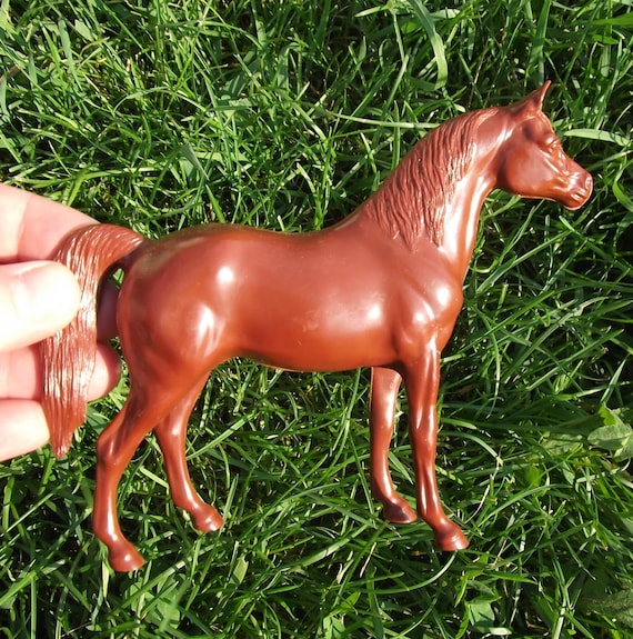 vintage plastic horses