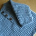 Blue Crochet Baby Boy Sweater - Pullover - 3-6 Months in Tunisian Crochet - Handmade