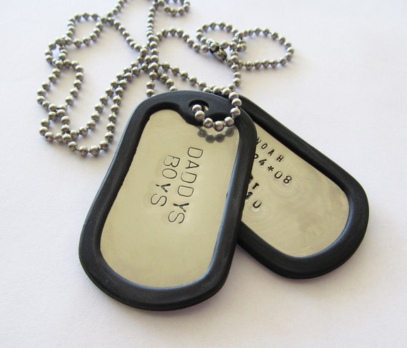 custom engraved dog tag necklace