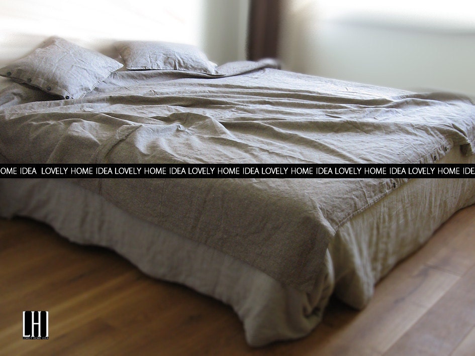Custom linen duvet cover custom size My wooden dream.