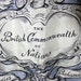 British Commonwealth of Nations - Silk Symphony Scarf - 1950s