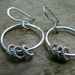 Jingle Rings - Sterling Silver Hoop Earrings