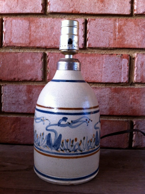 Lamp Olde Cape Cod Stoneware W. Barnstable MA