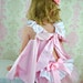 Easter Dress & Ruffled bloomers Newborn thru 18 mos. Childrens Fashion Inspiration Ballet Pink and white 2 piece