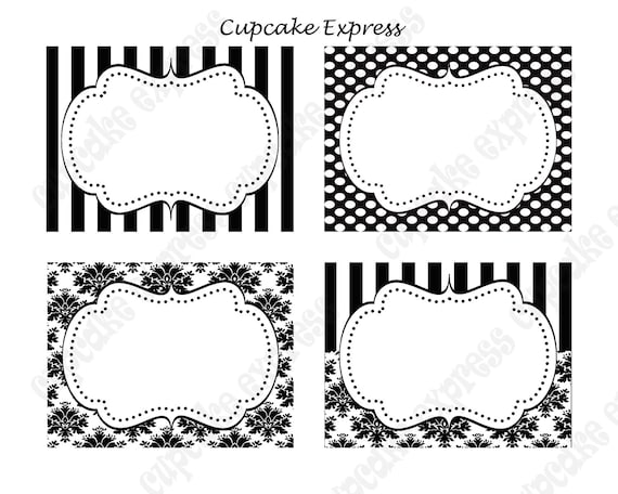 items similar to instant download diy paris black white damask stripe