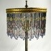 Beaded Lamp Shade Custom Made Vintage Table Lamp Base