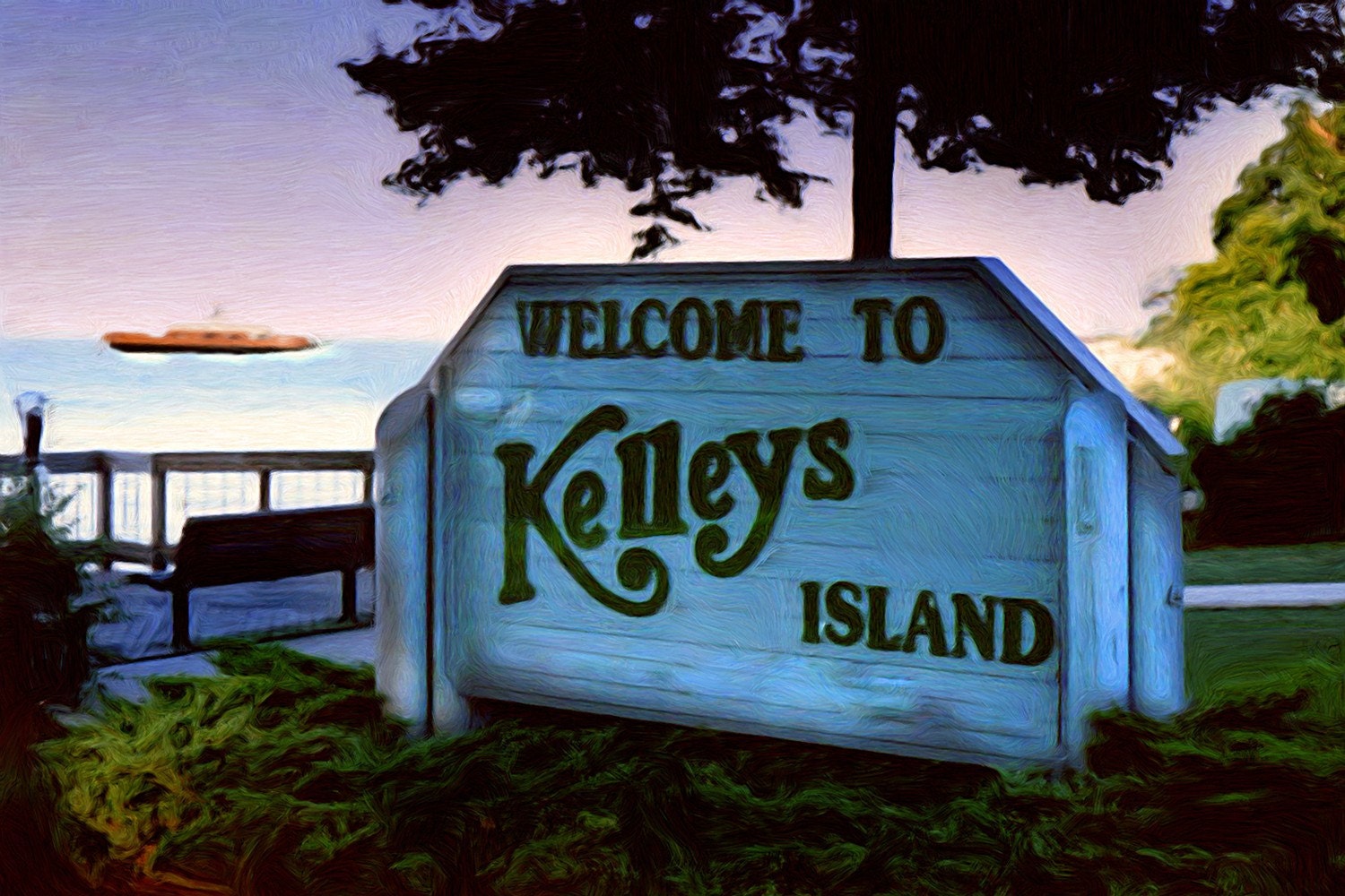 To Kelleys Island Kelleys Island by AcrossTheBoardDesign