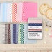 Multi Color Fabric Patterns Masking Sticker Set in Tin Case - 27 Sheets
