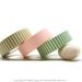 Brown, Pink, and Green Stripes Japanese Washi Tapes Set (15mm)