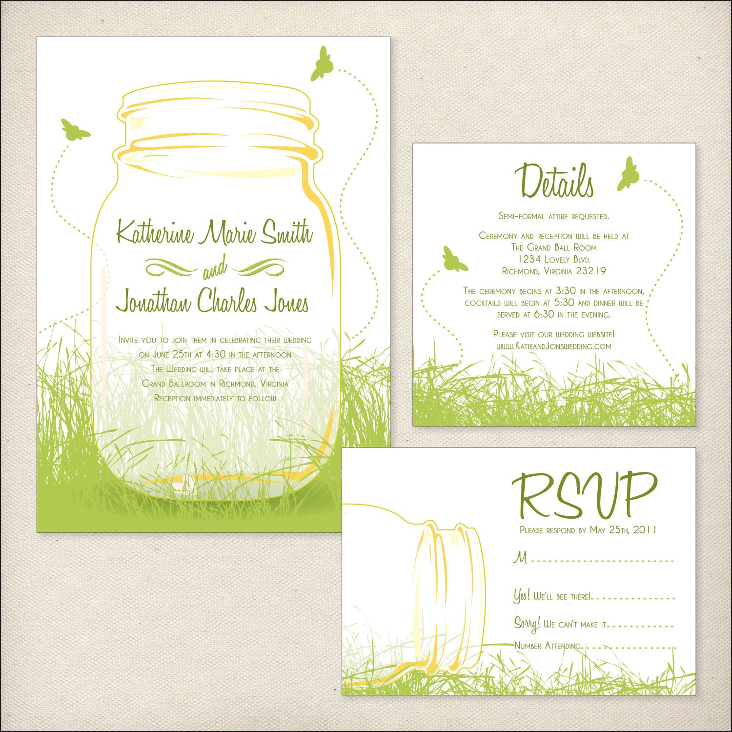 Wedding Invitations And Rsvp Packages 4