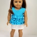 American Girl Doll Clothes-Ruffled Shirt and Mini Skirt