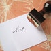 custom 'initial' stamp