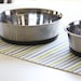 Large Pet-Mat (Placemat for your Dog's Bowl) Stripes: Large Size