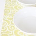 Pet Placemat - Yellow Squiggles in Small Size - FREE US SHIPPING