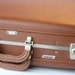 Rust Brown Suitcase American Tourister 3 Pieces - Tri-Taper Hard Side With Accessories and Keys
