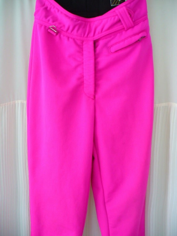 pink ski pants