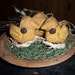 Primitive Easter Chick on Nest Ornament Bowl Fillers