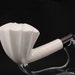 2XL Gramophone 9mm Filter Meerschaum Pipe New Smoking Pipe Hand Made w Case Stand Pouch