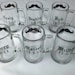 Custom listing for sgrammy, 12 mustache mugs with monogram