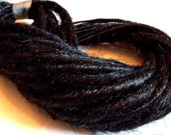 10 DE Double Ended Synthetic Dreads Black Dreadlock Braid Hair Extension