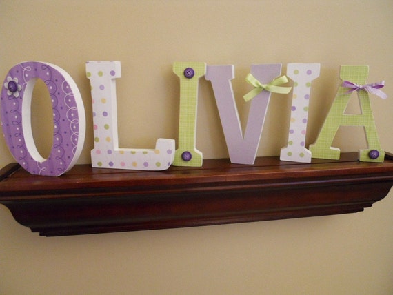 6-custom-wooden-letters-nursery-kids-rooms-by-bugsnbutterflies