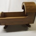 amish made doll cradle